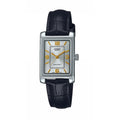 CASIO COLLECTION Mod. TANK, LEATHER - ARGENTEE